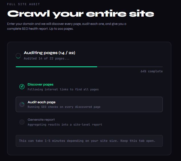 Crawl your site
